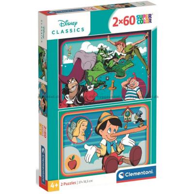 Disney: Peter Pan - Pinocchio, 2x60 brikker