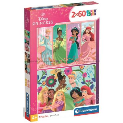 Disney-prinsesser, 2x60 brikker