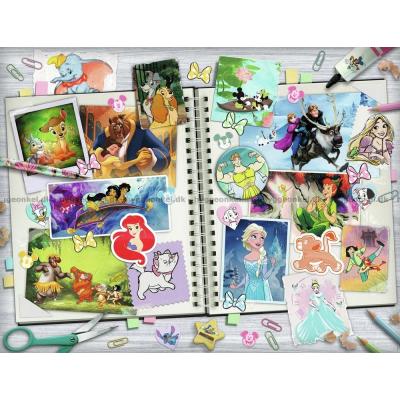 Bilde av Disney: Figurene - Utklippsbok, 2000 brikker