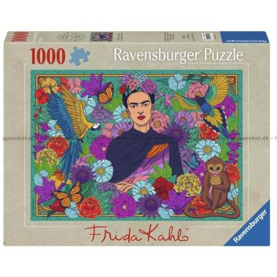 Kahlos paradis: Blomster, fugler og penselstrøk, 1000 brikker