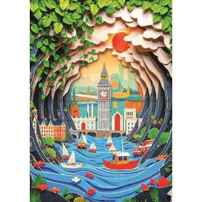 Bilde av Papir: London, 1000 brikker