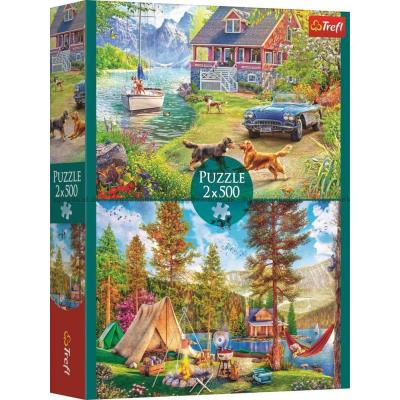 Naturglede og sommeridyll, 2x500 brikker
