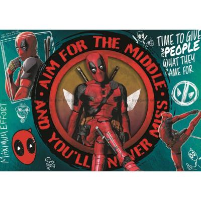 Bilde av Marvel: Deadpool, 1000 brikker