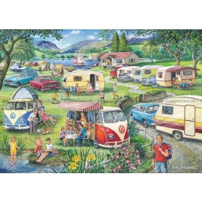Bilde av Cresswell: Campingdager fylt med glede, 1000 brikker