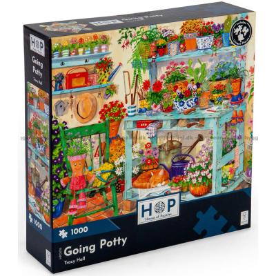 Hall: Hvil blant potter og planter, 1000 brikker