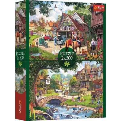 Liv og lek i landsbyen, 2x500 brikker
