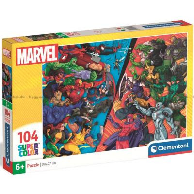 Marvel: Helter og skurker, 104 brikker