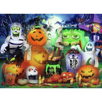 Bilde av Halloween med latter og gru, 100 brikker
