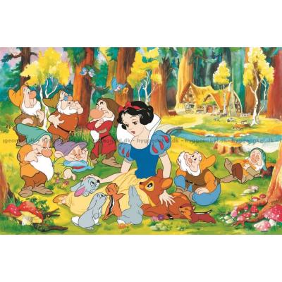 Bilde av Disney: Snøhvit og de syv dvergene, 600 brikker