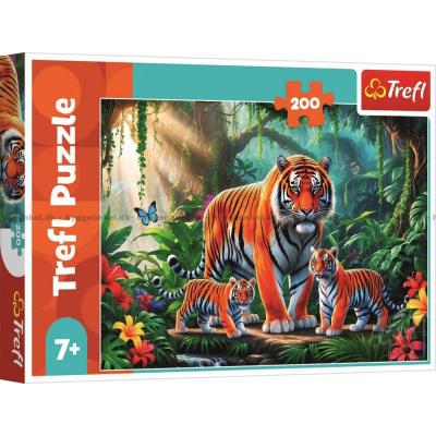 Striper i jungelen, 200 brikker