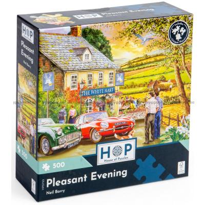 Klassiske biler og pubkos, 500 brikker