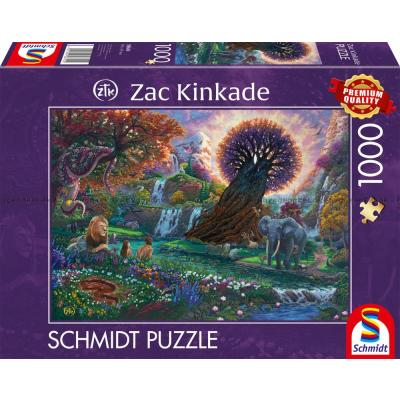 Zac Kinkade: Dyrene samles ved elven, 1000 brikker