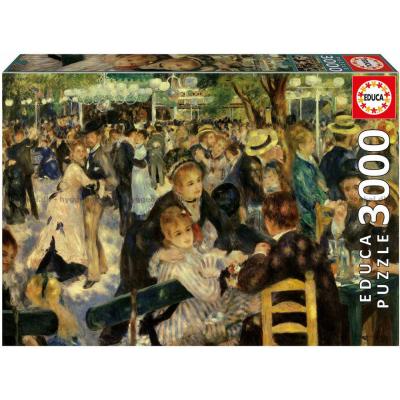 Renoir: Bal du Moulin de la Galette, 3000 brikker