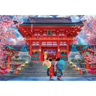 Bilde av L. Stewart: Vår i Japan, 1000 brikker
