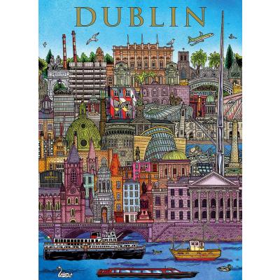 Bilde av Byens puls: Dublin, 500 brikker