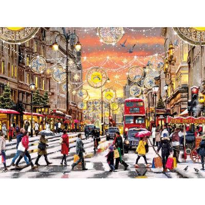 Bilde av Macneil Julelys over London, 1000 brikker