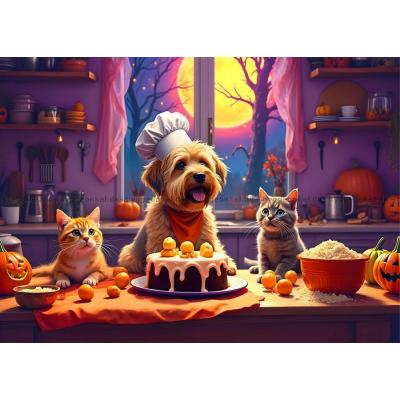Baker til Halloween, 300 brikker