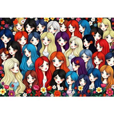 Blomsterpikene, 1000 brikker