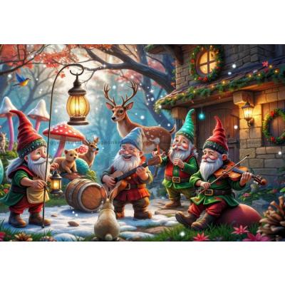 Trujillo: Nissefest i skogen, 1000 brikker