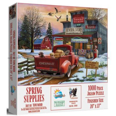 Wood: Våren er på vei, 1000 brikker