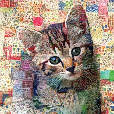 Bilde av Katten omgitt av lappeteppe, 500 brikker