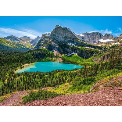 Bilde av USA: Glacier nasjonalpark – Grinnell-sjøen, 3000 brikker