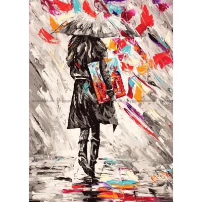 Paraply og penselstrøk, 500 brikker