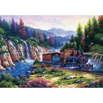 Togturen gjennom fjellene, 1000 brikker