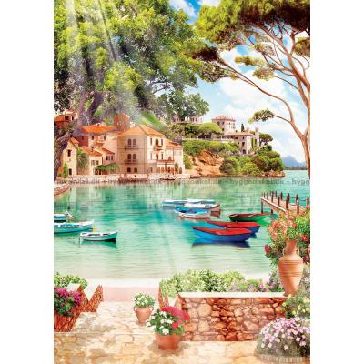 Solstråler ved kysten, 1000 brikker