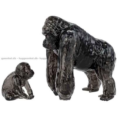 Bilde av 3D: Gorilla-familien, 48 brikker