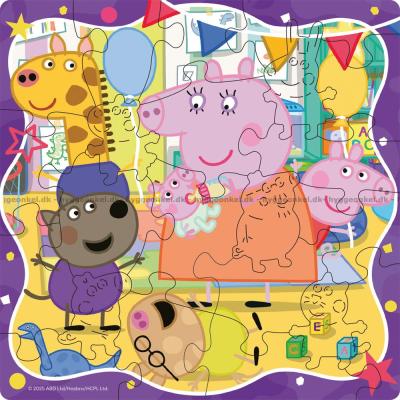 Bilde av Peppa Gris - Trepuslespill, 22 brikker