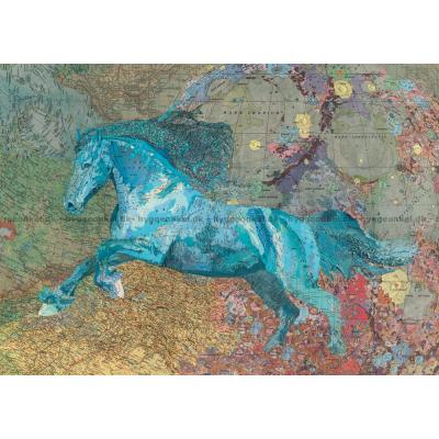 Bilde av Galopp gjennom verden, 2000 brikker
