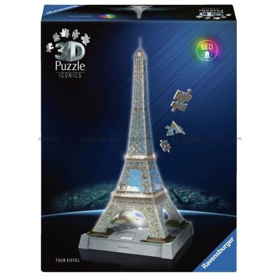 3D: Eiffeltårnet - Natt, 216 brikker