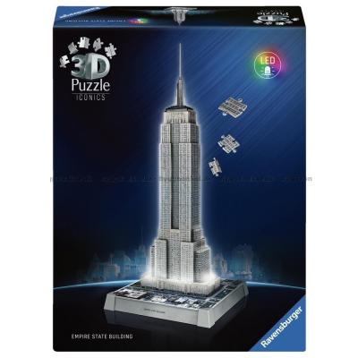 3D: Empire State Building - Natt, 216 brikker