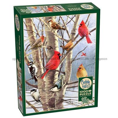 Giordano: Vinterfugler i skogen, 1000 brikker