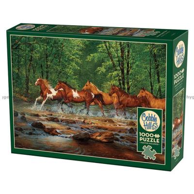 Galopp gjennom vannet, 1000 brikker