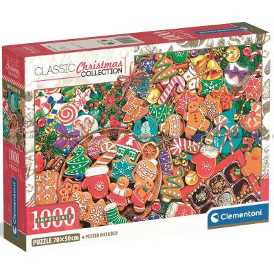 Pyntede julekaker, 1000 brikker