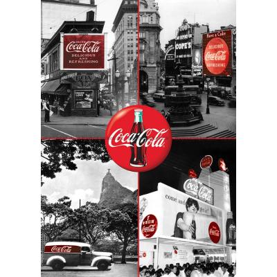 Coca Cola: Nostalgi i svart og rødt, 1000 brikker