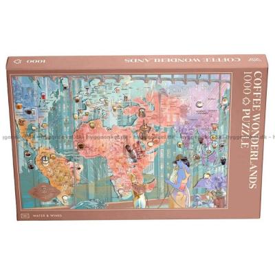 Kaffe: Verden rundt, 1000 brikker