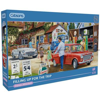 T. Mitchell: På bensinstasjonen - Panorama, 636 brikker