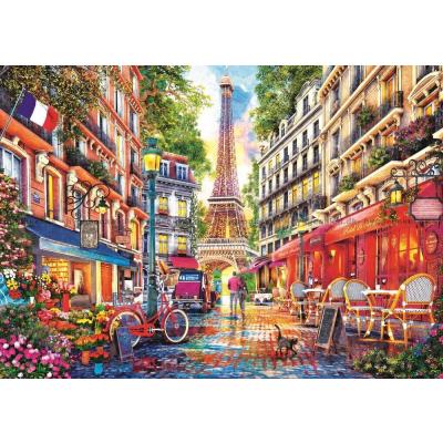 Bilde av Davison: Byer i Europa - Paris og Amsterdam, 2x500 brikker