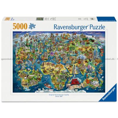 Rabinsky: Kontinentenes skatter, 5000 brikker