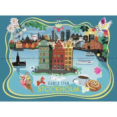Stockholm: Gamla Stan, 500 brikker