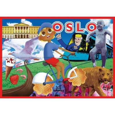 Bilde av Oslo på kryss og tvers, 1000 brikker