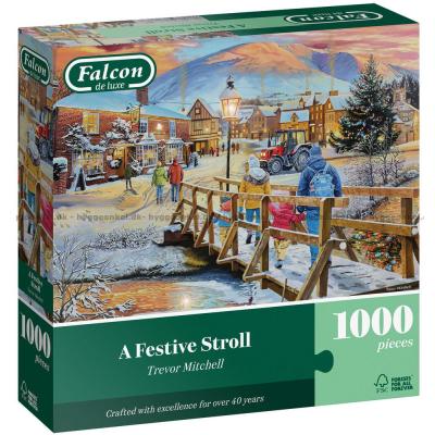 T. Mitchell: Julelys og snøfnugg, 1000 brikker