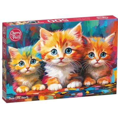 Fargerike kattunger, 500 brikker