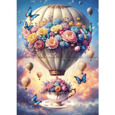Bilde av Blomsterballongens reise, 1000 brikker