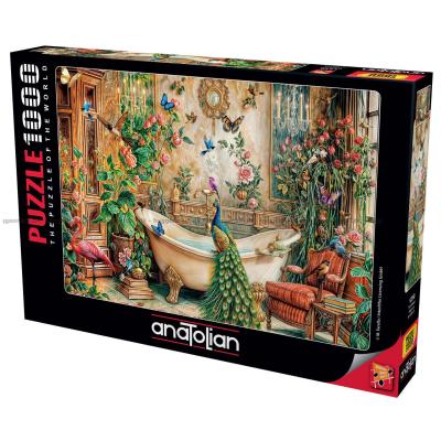 Baderommet med fugler, 1000 brikker