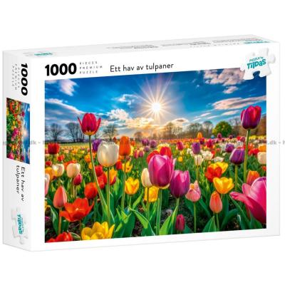 Tulipanmarkens skjønnhet, 1000 brikker