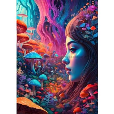 Magisk skogbunn, 1000 brikker